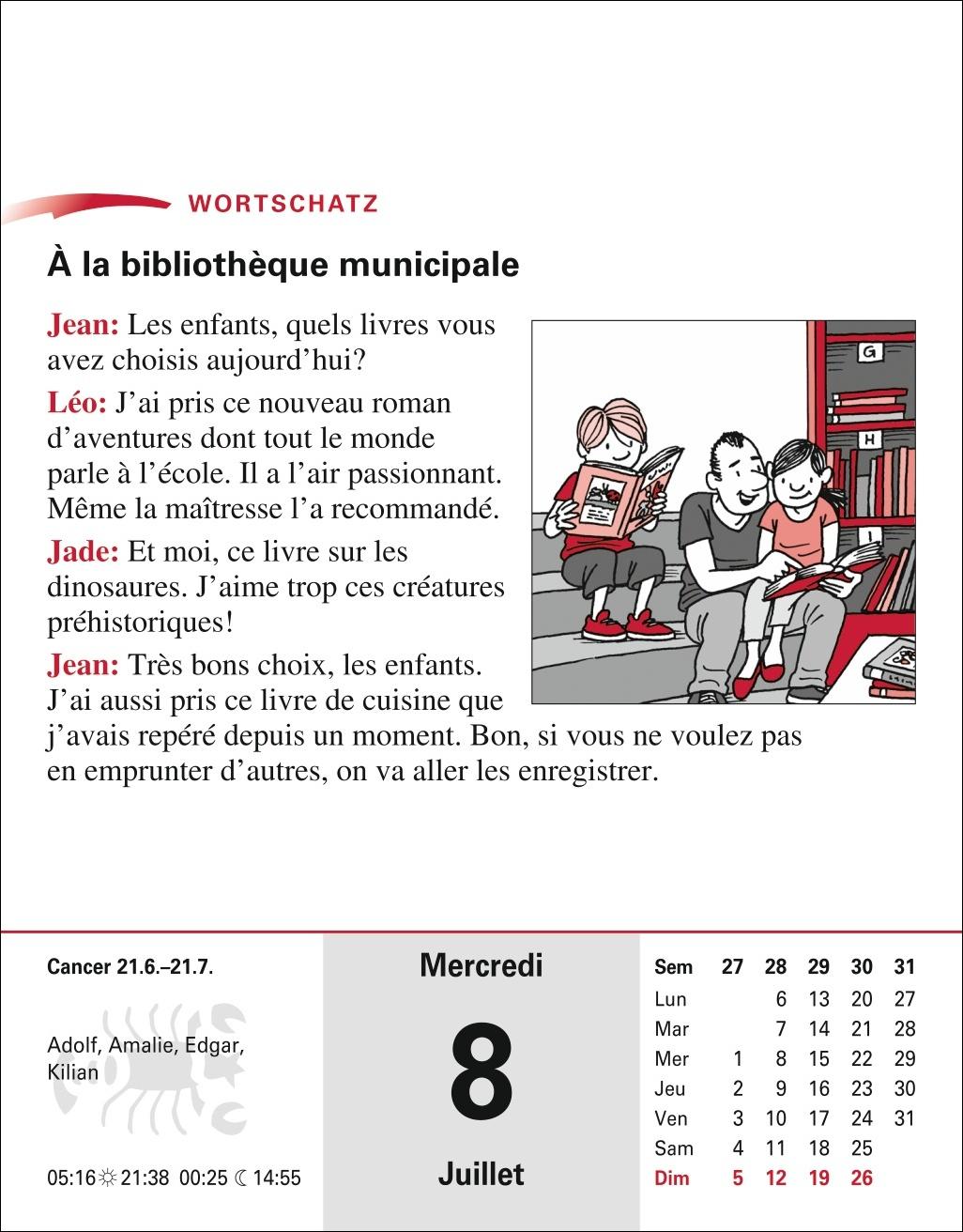 Bild: 9783840035845 | Französisch Sprachkalender 2026 - Französisch lernen leicht gemacht...