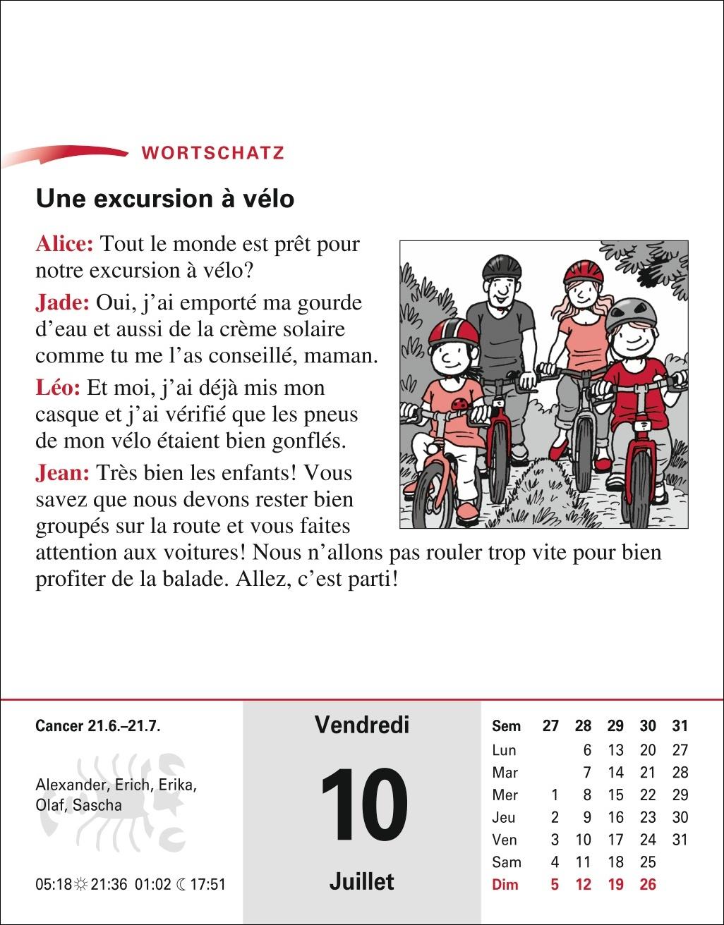 Bild: 9783840035845 | Französisch Sprachkalender 2026 - Französisch lernen leicht gemacht...