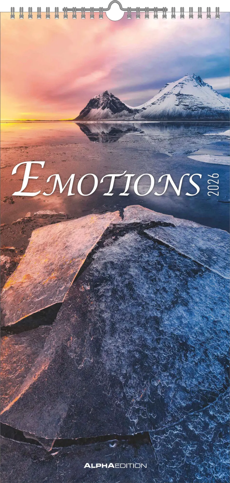 Cover: 4069095005945 | Emotions 2026 - Streifenplaner 22 x45 cm - mit einer Spalte für...