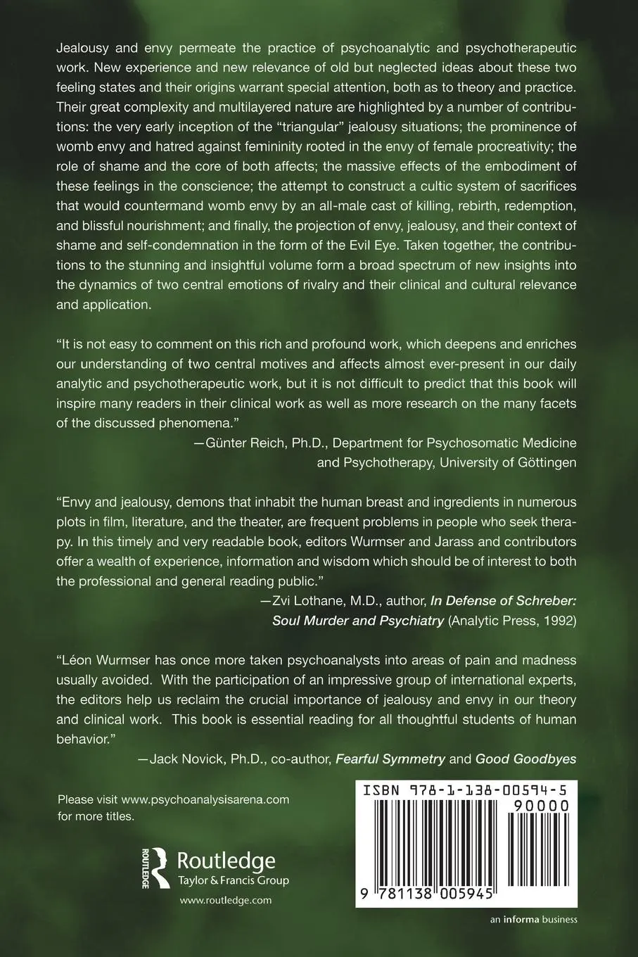 Rückseite: 9781138005945 | Jealousy and Envy | New Views about Two Powerful Feelings | Buch