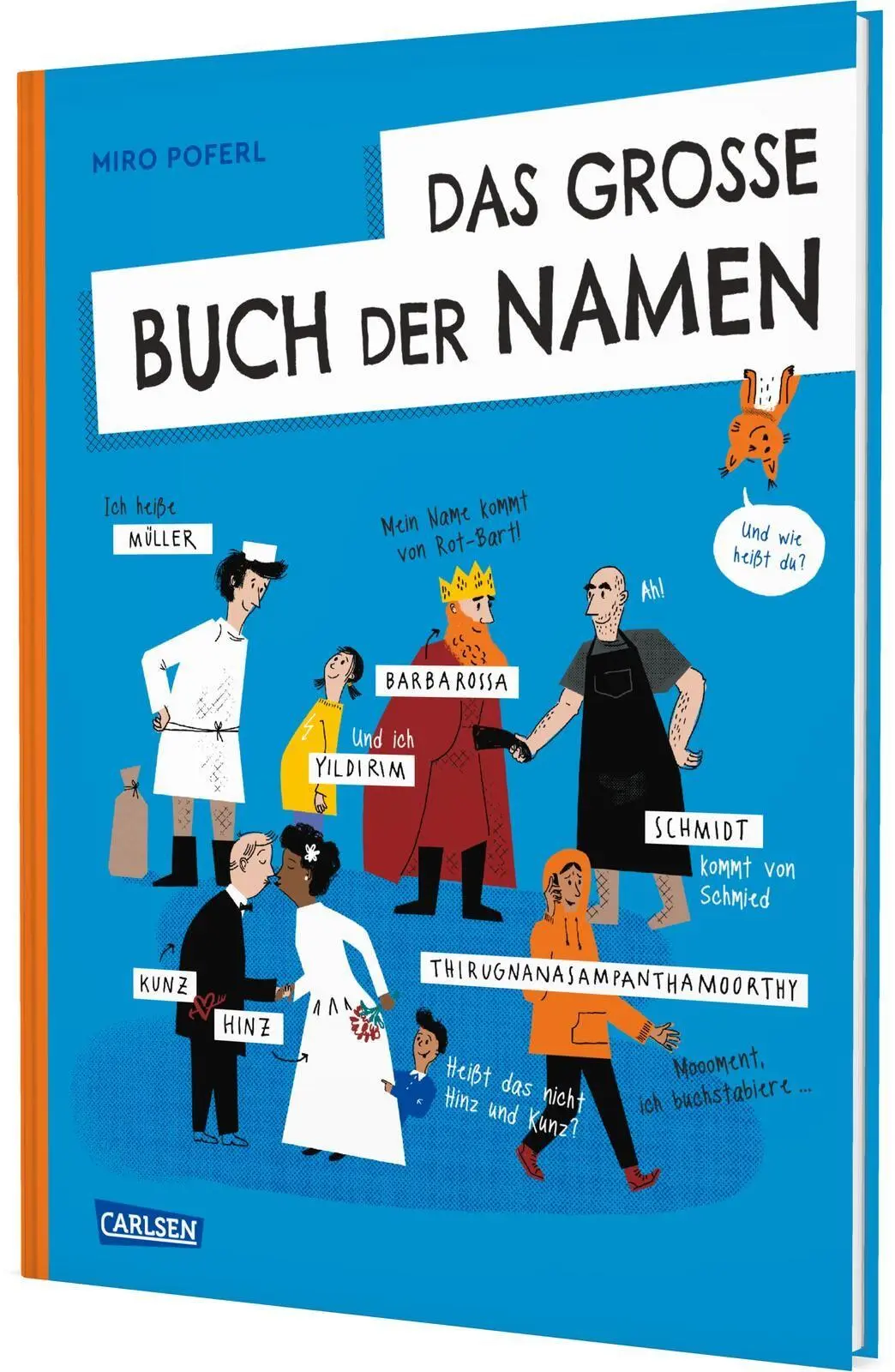 Cover: 9783551255945 | Das große Buch der Namen | Miro Poferl | Buch | 64 S. | Deutsch | 2026