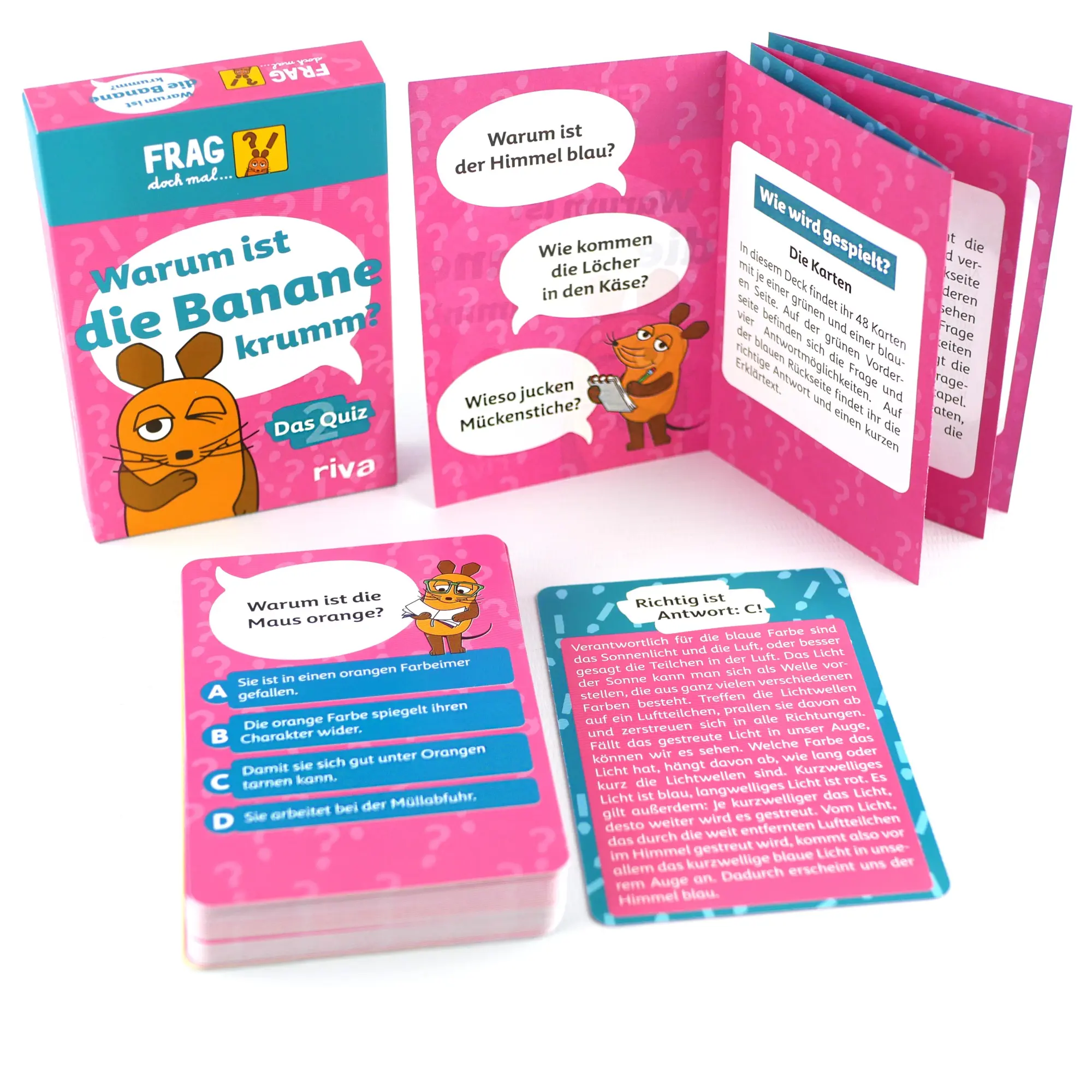 Bild: 9783742325945 | Frag doch mal ... die Maus - Das Quiz 2 | Riva Verlag | Spiel | 48 S.