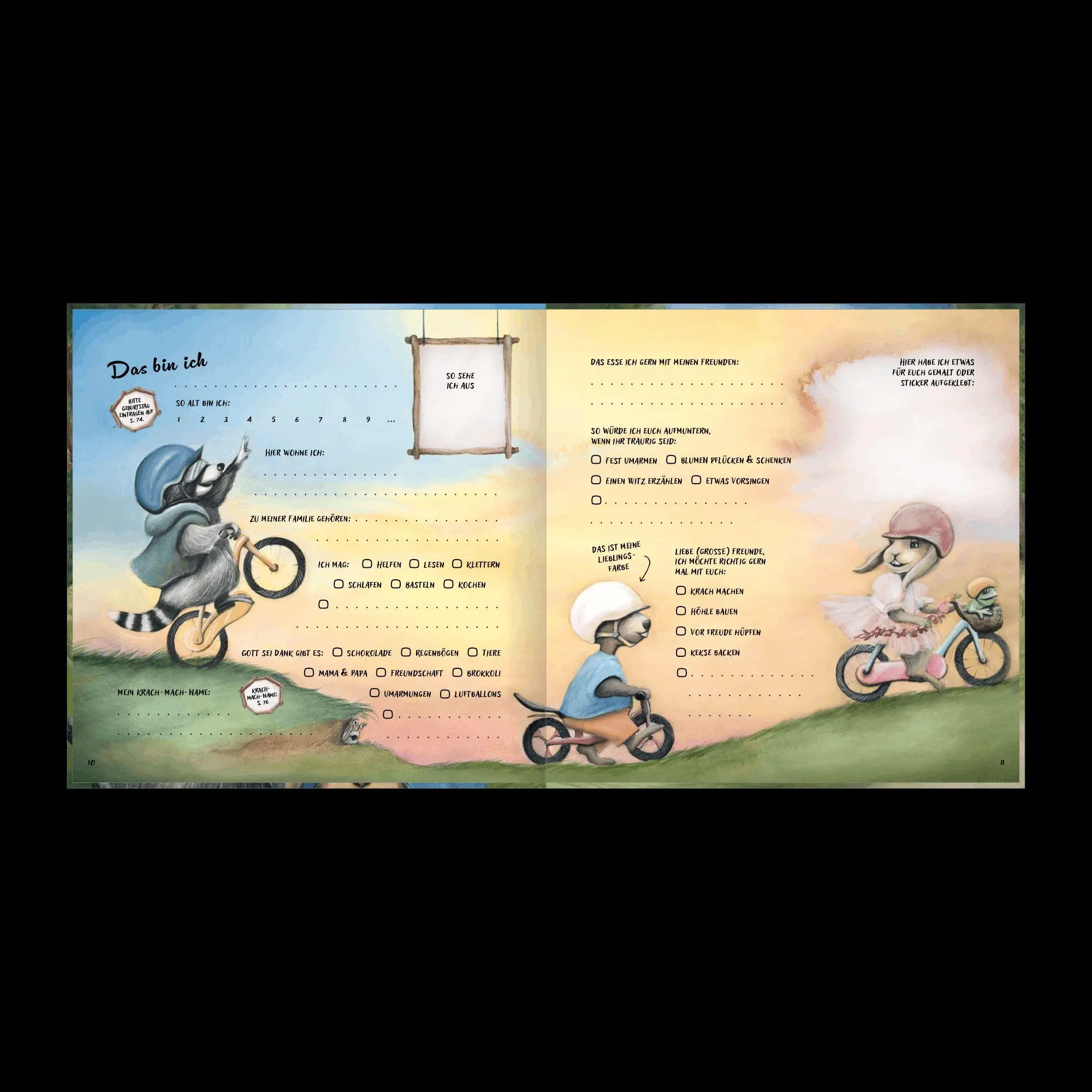 Bild: 9783986655945 | Meine tierisch tollen Freunde (Freundebuch) | Anna Kreimel (u. a.)
