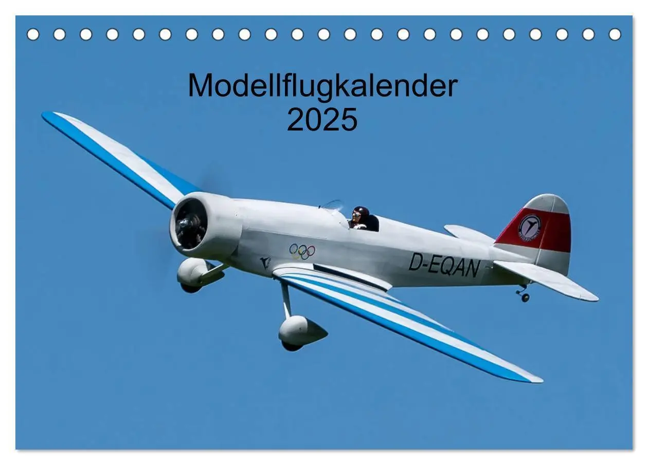 Cover: 9783435556045 | Modellflugkalender 2025 (Tischkalender 2025 DIN A5 quer), CALVENDO...