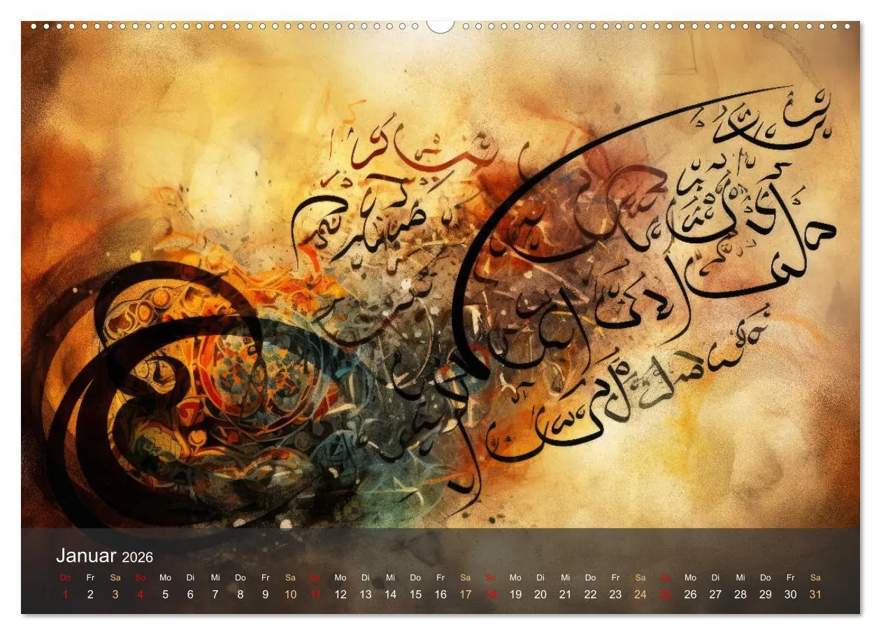 Bild: 9783457406045 | Arabische Kalligraphie in Kunstform (Wandkalender 2026 DIN A2...