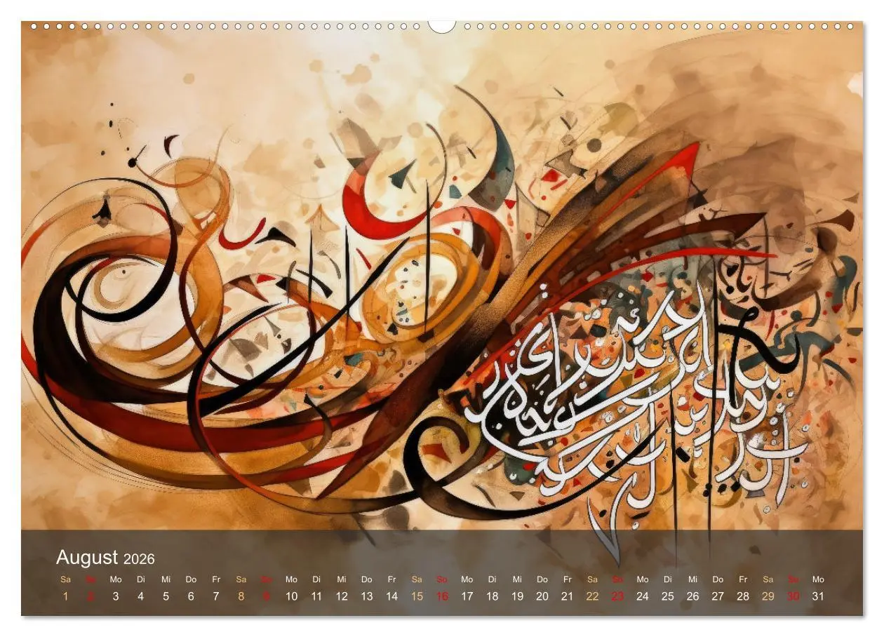 Bild: 9783457406045 | Arabische Kalligraphie in Kunstform (Wandkalender 2026 DIN A2...