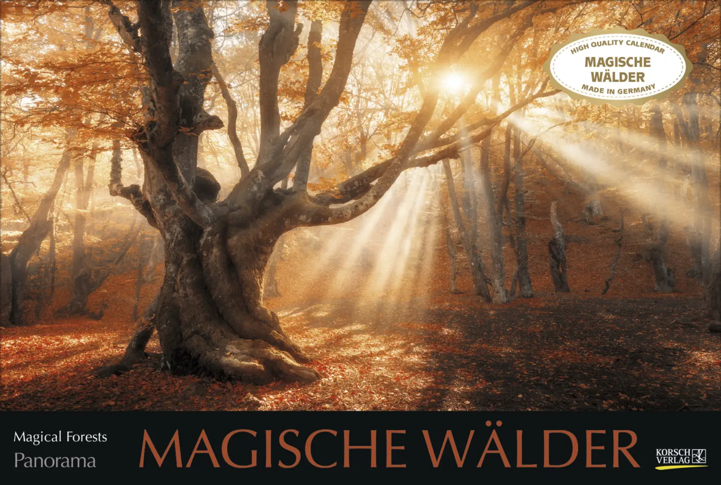 Cover: 9783731876045 | Magische Wälder 2025 | Korsch Verlag | Kalender | Spiralbindung | 2025