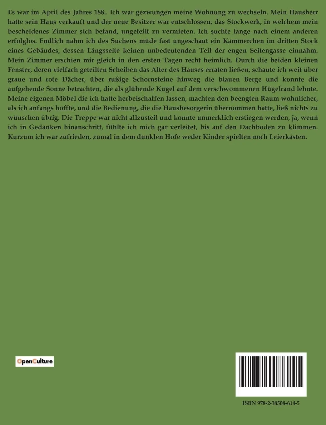 Rückseite: 9782385086145 | Die Näherin | Rainer Maria Rilke | Taschenbuch | Paperback | 24 S.