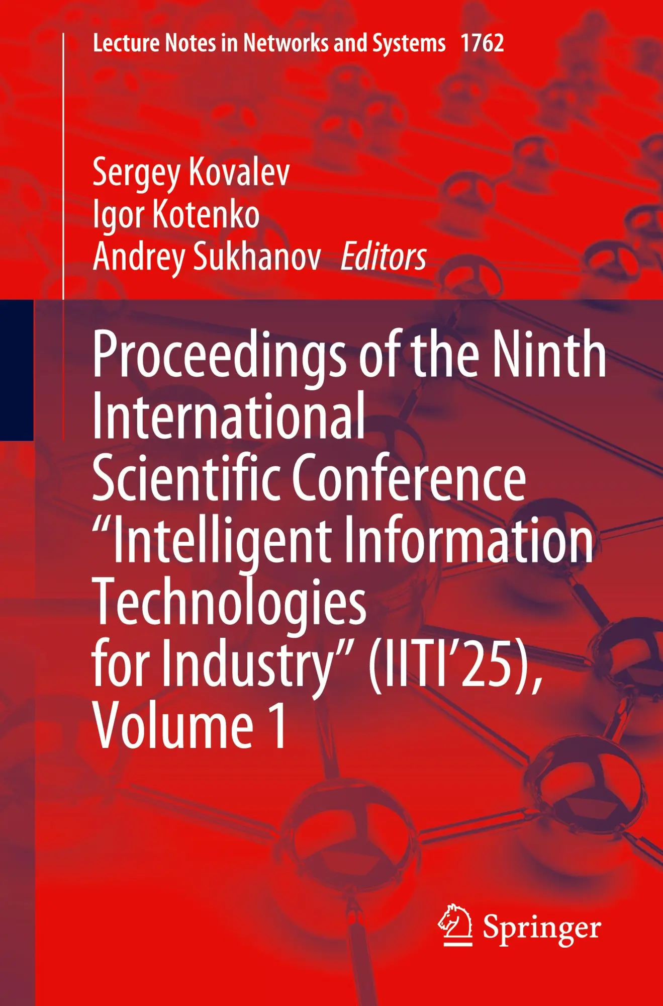 Cover: 9783032136145 | Proceedings of the Ninth International Scientific Conference...