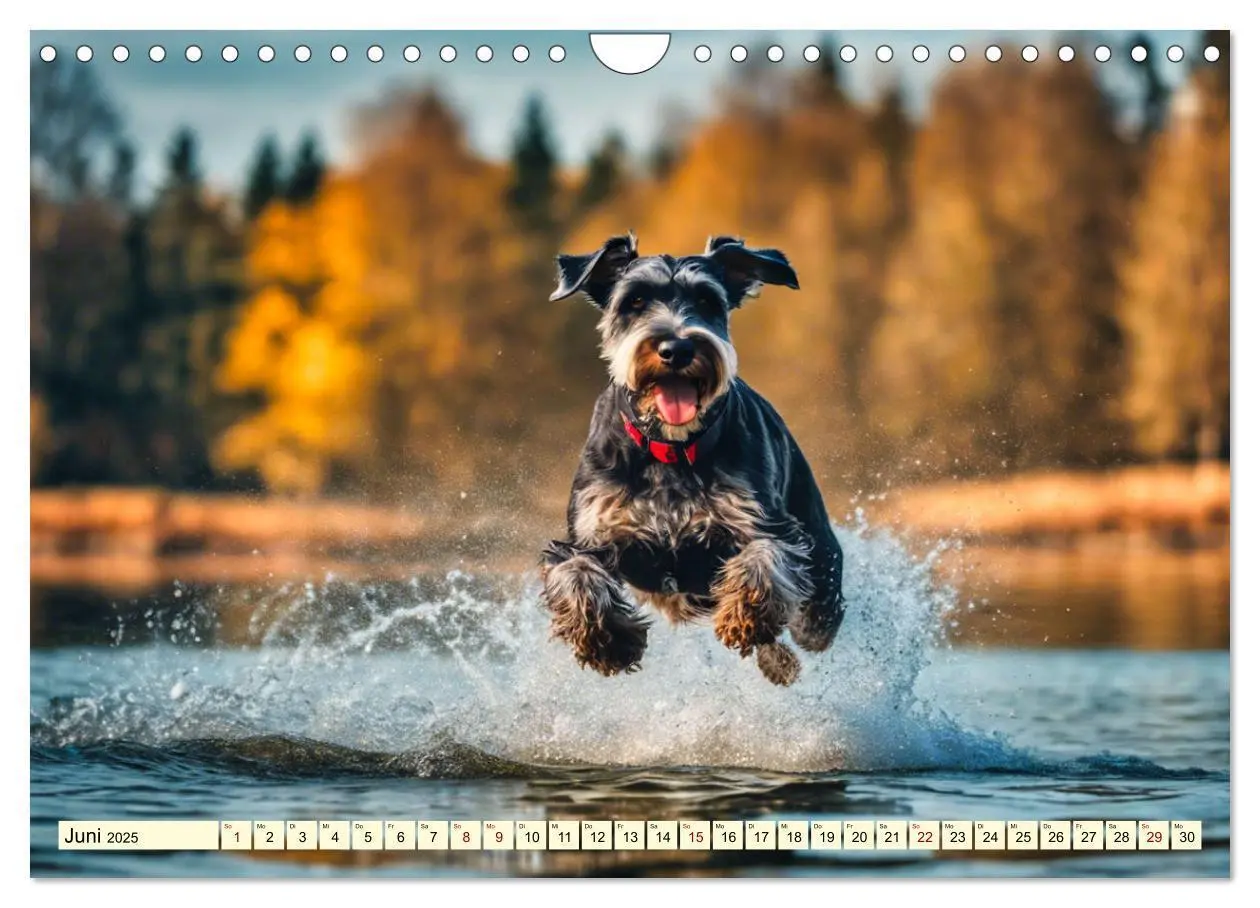 Bild: 9783457016145 | Schnauzer - vielseitige Allrounder (Wandkalender 2025 DIN A4 quer),...