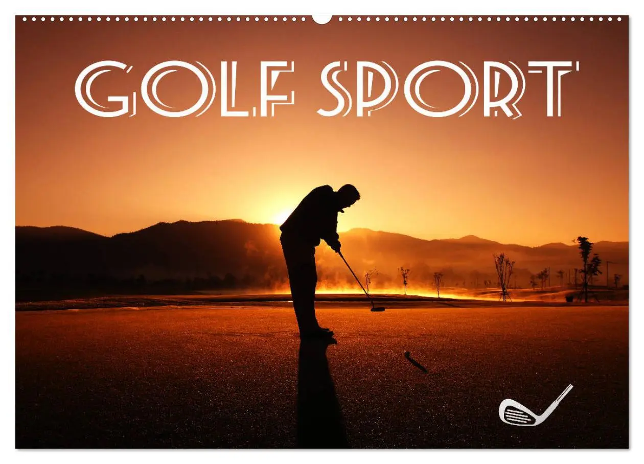 Cover: 9783457876145 | Golf Sport (Wandkalender 2026 DIN A2 quer), CALVENDO Monatskalender