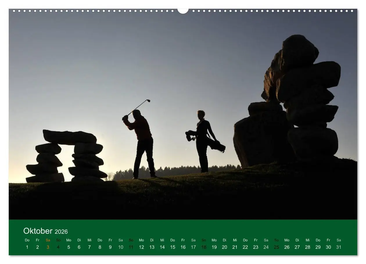 Bild: 9783457876145 | Golf Sport (Wandkalender 2026 DIN A2 quer), CALVENDO Monatskalender