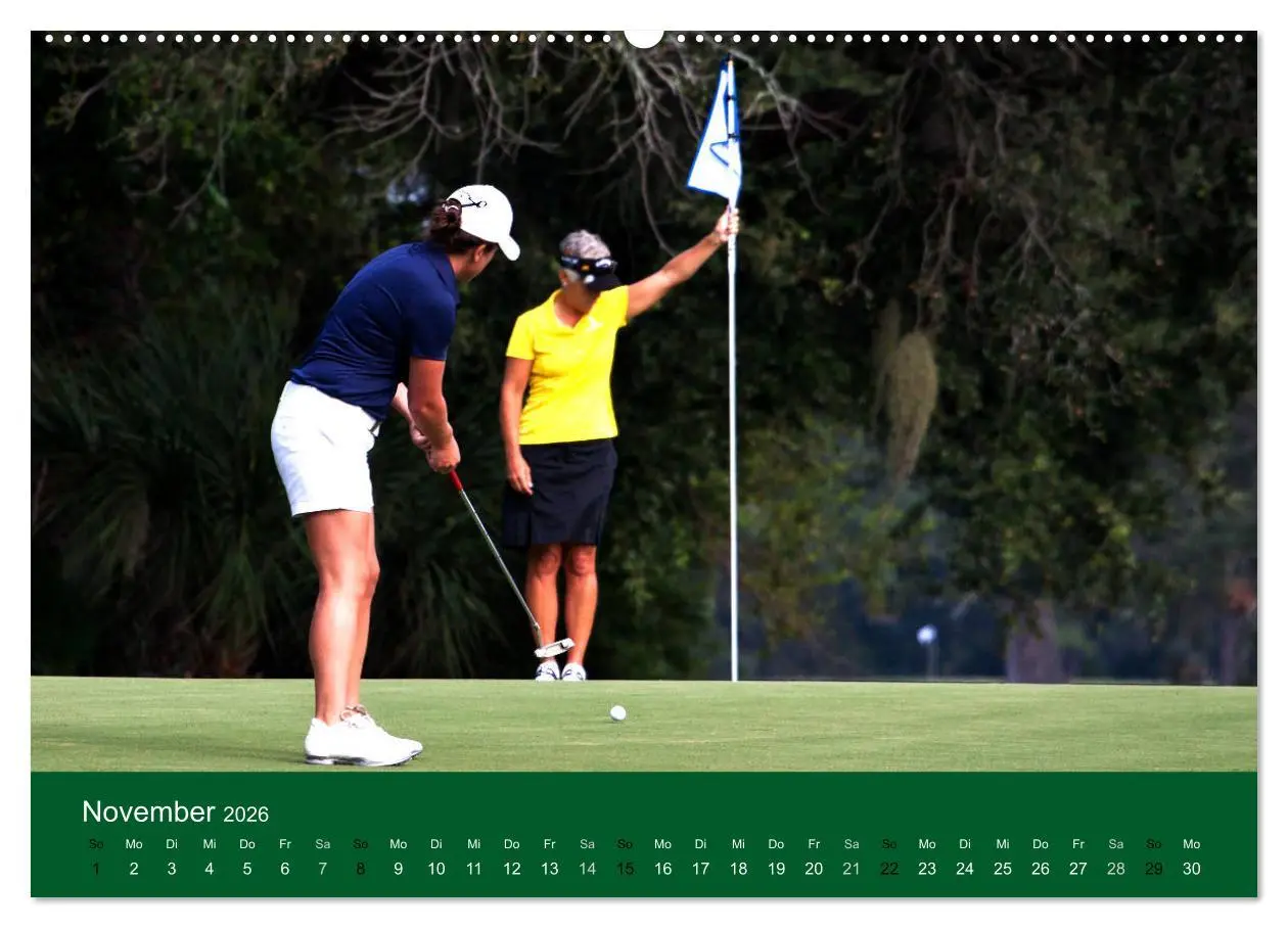 Bild: 9783457876145 | Golf Sport (Wandkalender 2026 DIN A2 quer), CALVENDO Monatskalender