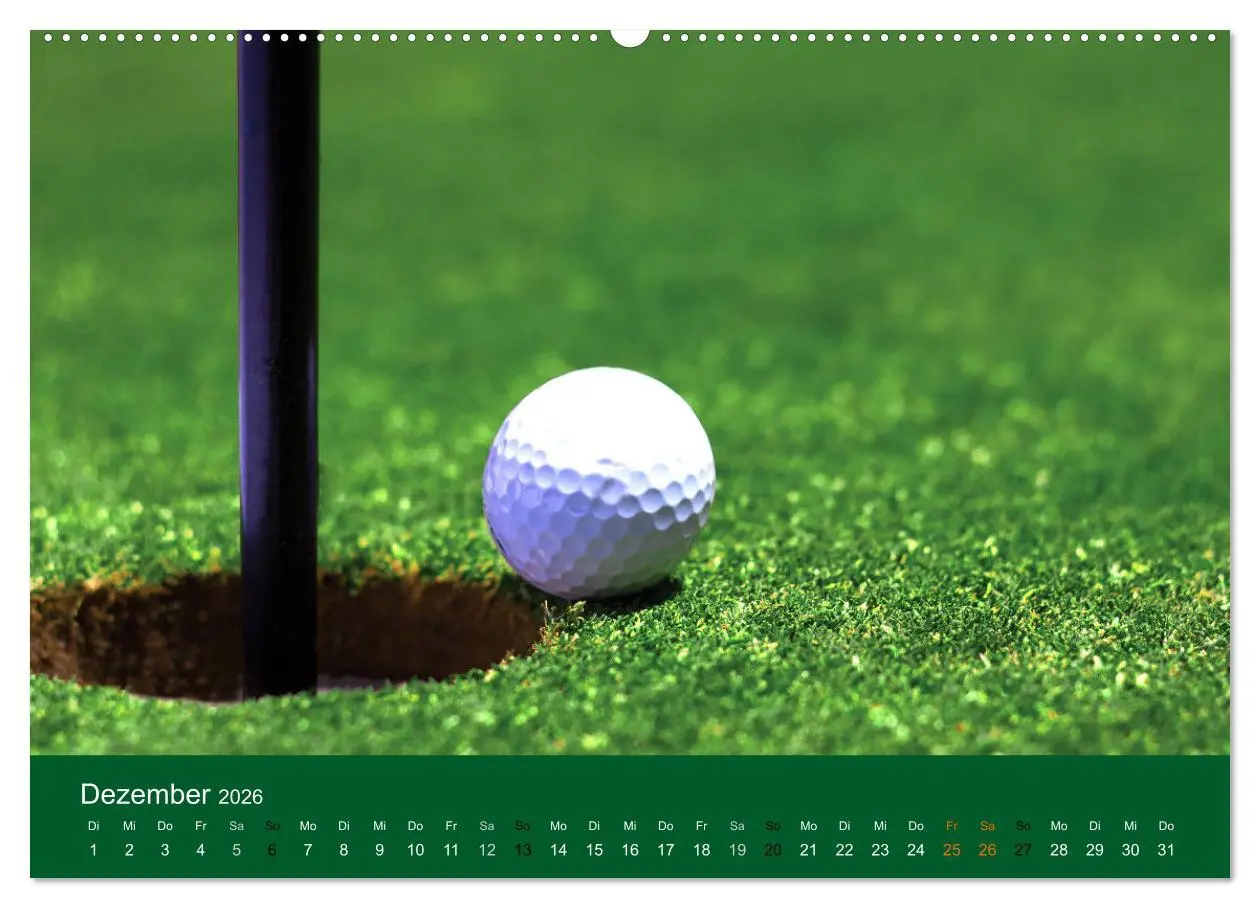 Bild: 9783457876145 | Golf Sport (Wandkalender 2026 DIN A2 quer), CALVENDO Monatskalender