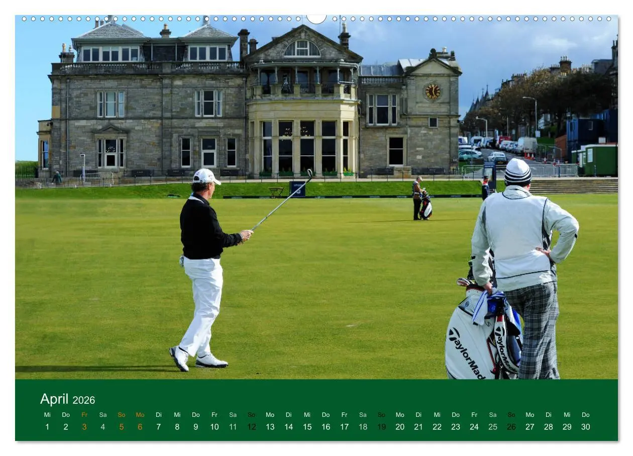 Bild: 9783457876145 | Golf Sport (Wandkalender 2026 DIN A2 quer), CALVENDO Monatskalender