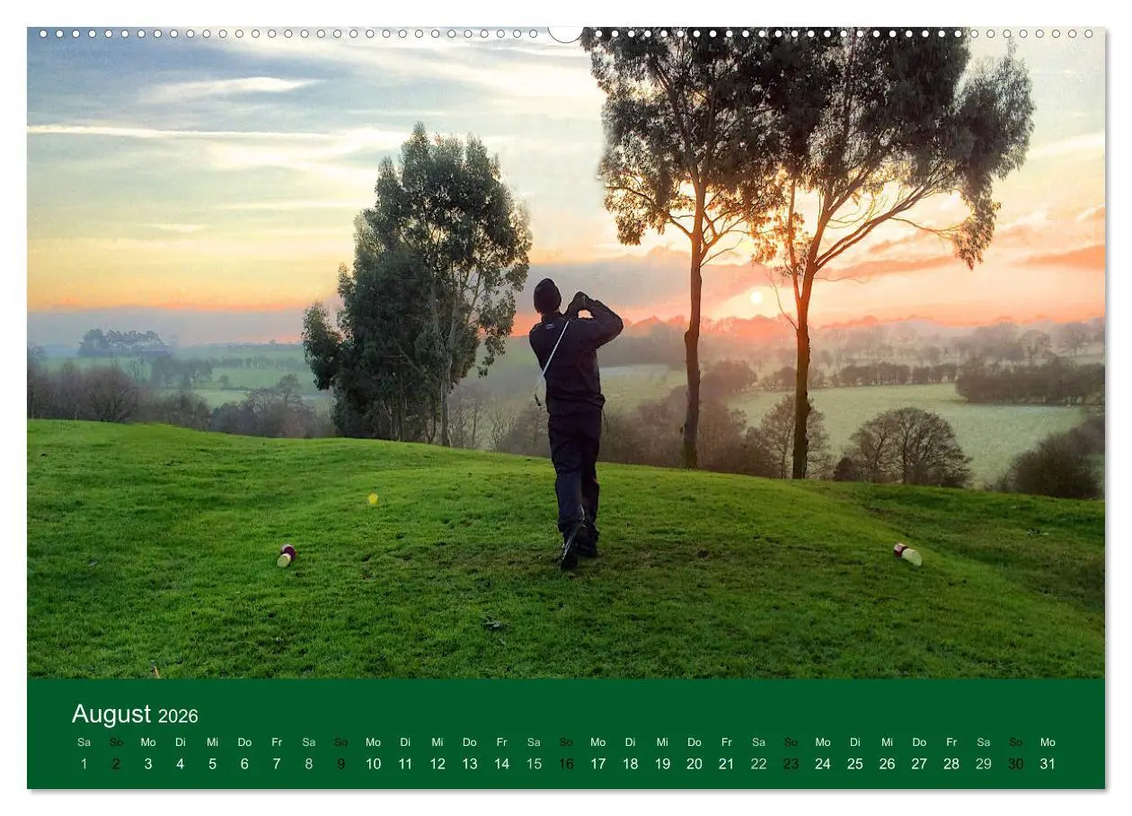Bild: 9783457876145 | Golf Sport (Wandkalender 2026 DIN A2 quer), CALVENDO Monatskalender