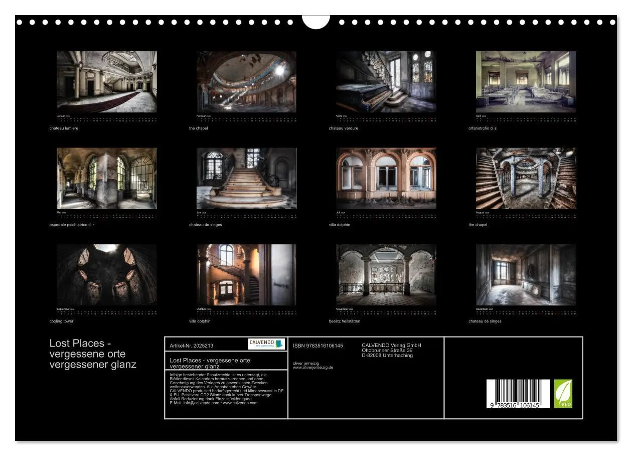 Bild: 9783516106145 | Lost Places - vergessene orte vergessener glanz (Wandkalender 2026...