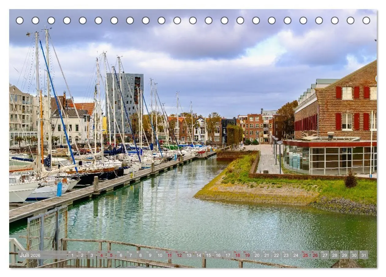 Bild: 9783516726145 | Ein Blick auf Vlissingen in Zeeland (Tischkalender 2026 DIN A5...