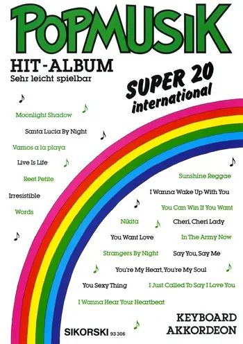 Cover: 9790003026145 | Popmusik Hit-Album Super 20: International 1 | Buch | Sikorski Edition
