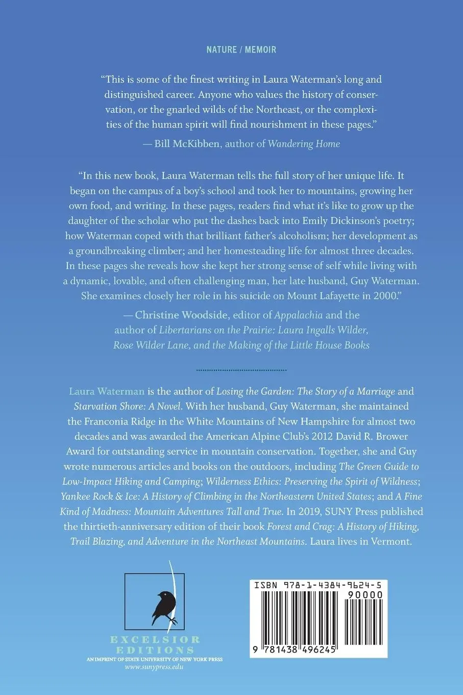 Rückseite: 9781438496245 | Calling Wild Places Home | A Memoir in Essays | Laura Waterman | Buch