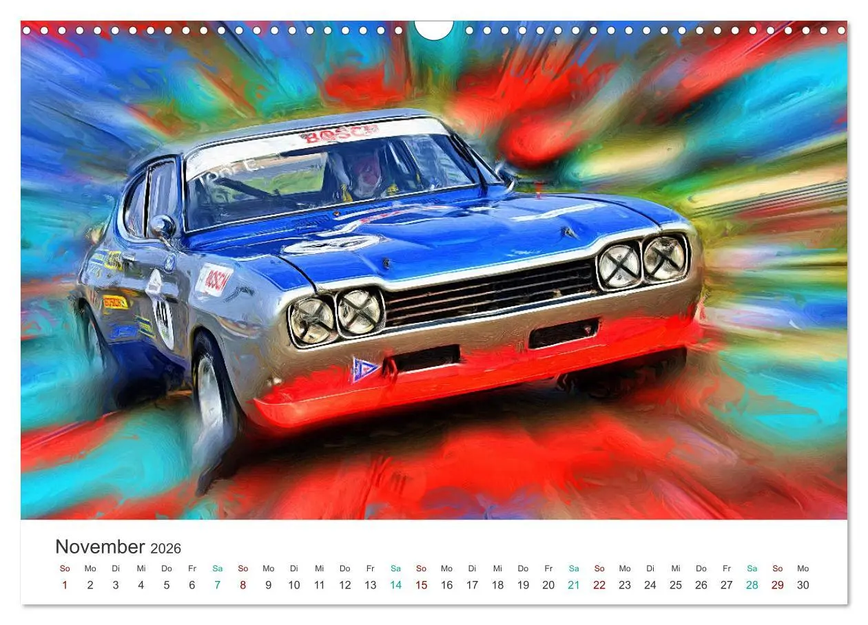Bild: 9783457246245 | Kultautos - Capri und Escort (Wandkalender 2026 DIN A3 quer),...