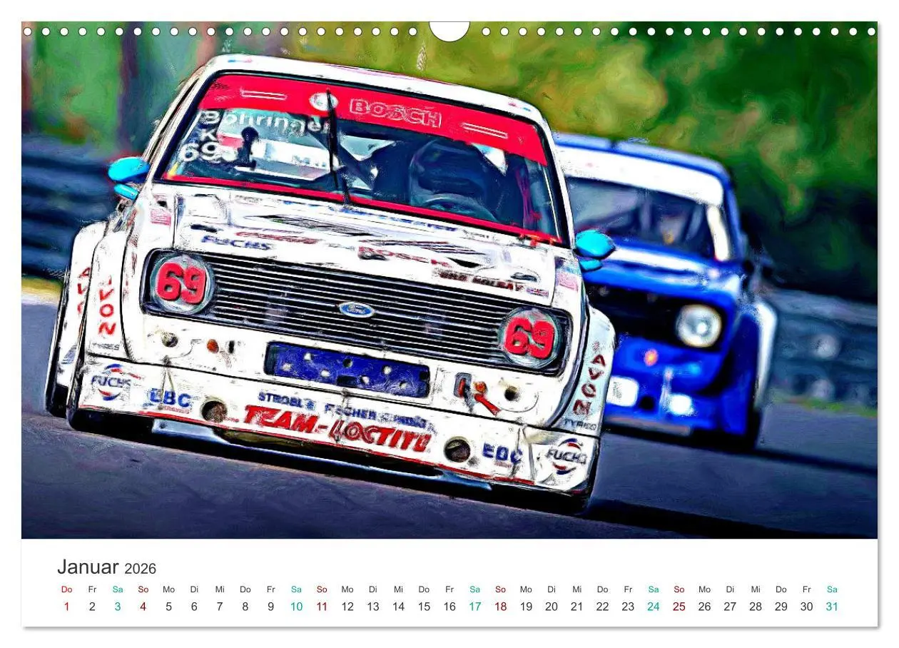 Bild: 9783457246245 | Kultautos - Capri und Escort (Wandkalender 2026 DIN A3 quer),...
