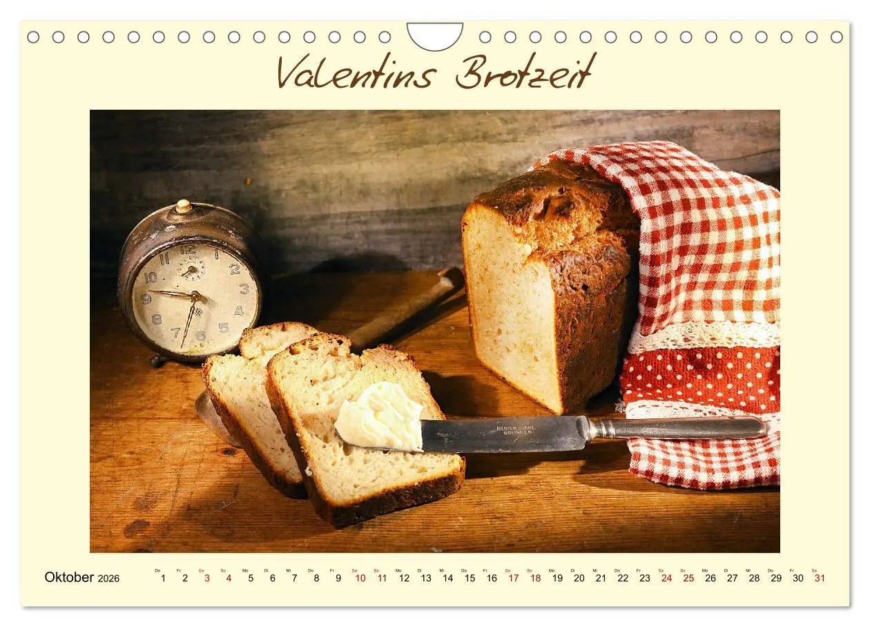Bild: 9783457796245 | Mein liebstes Brot (Wandkalender 2026 DIN A4 quer), CALVENDO...