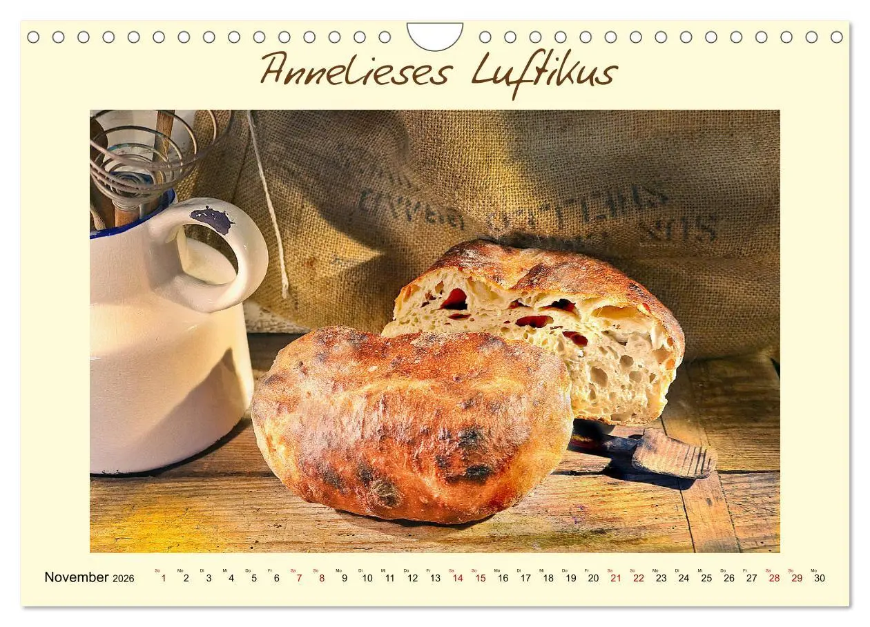 Bild: 9783457796245 | Mein liebstes Brot (Wandkalender 2026 DIN A4 quer), CALVENDO...