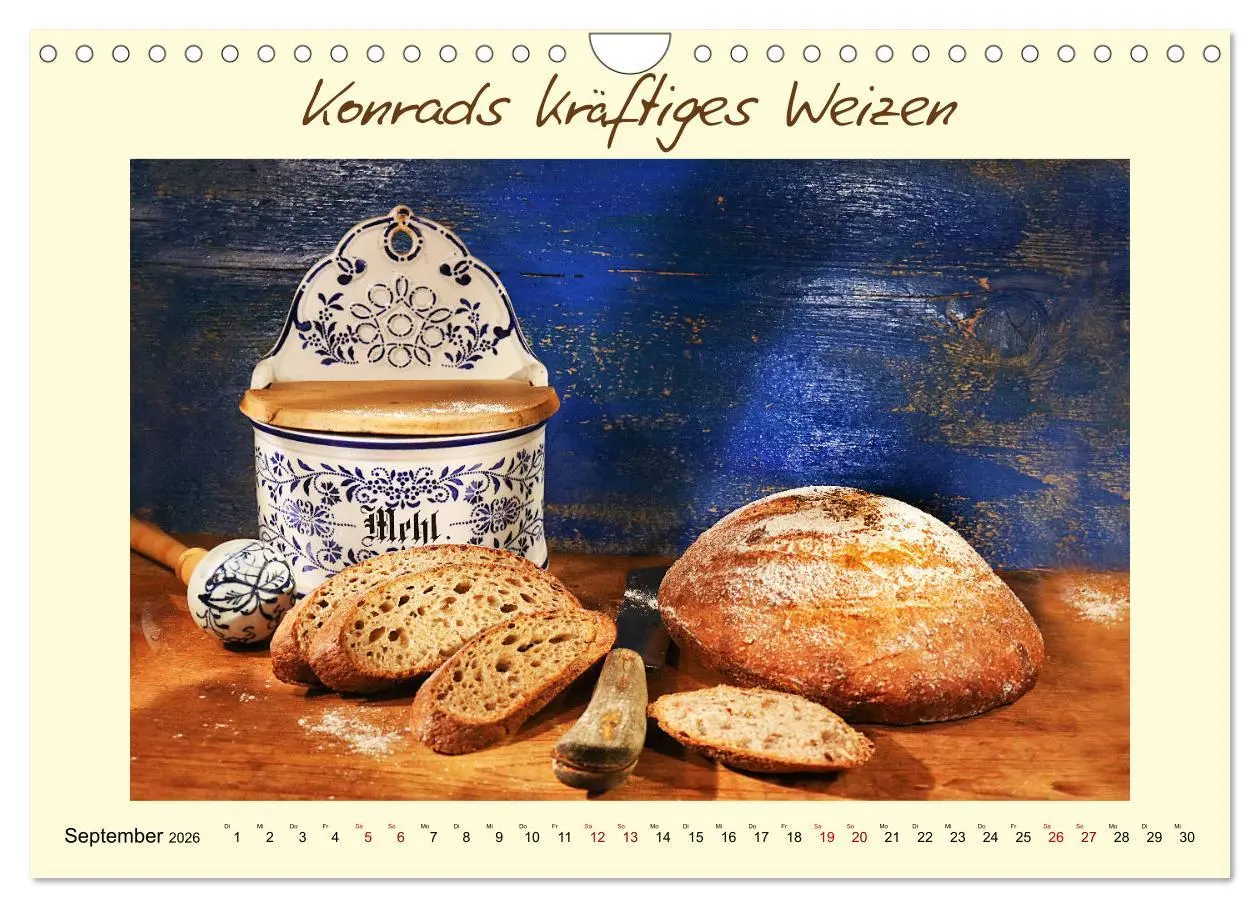 Bild: 9783457796245 | Mein liebstes Brot (Wandkalender 2026 DIN A4 quer), CALVENDO...