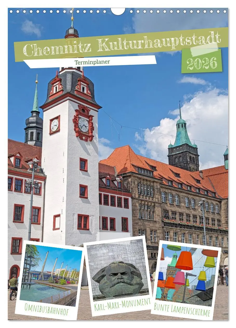 Cover: 9783516266245 | Chemnitz Kulturhauptstadt Terminplaner (Wandkalender 2026 DIN A3...