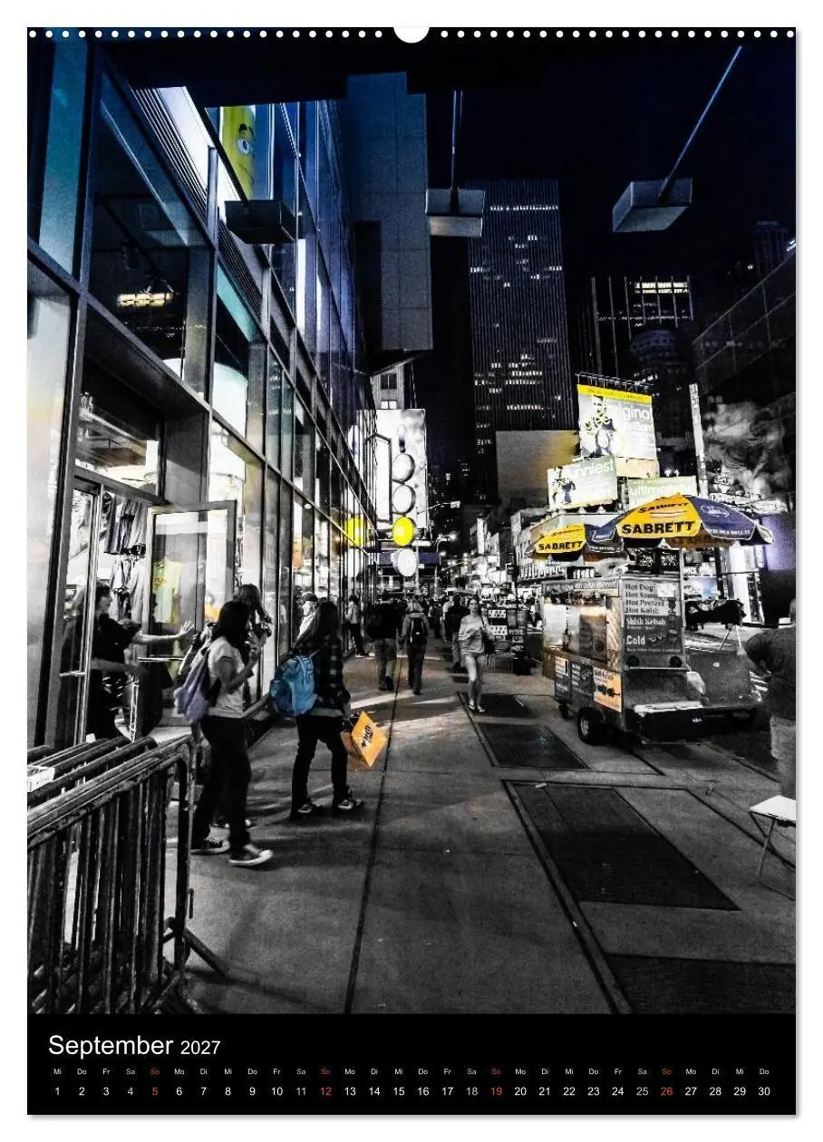 Bild: 9783594246245 | NEW YORK - street view (Wandkalender 2027 DIN A2 hoch), CALVENDO...