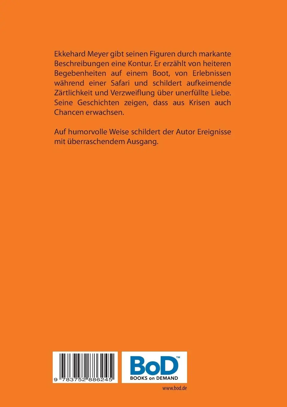 Rückseite: 9783752886245 | Packende Erzählungen | Ekkehard Meyer | Taschenbuch | 264 S. | Deutsch