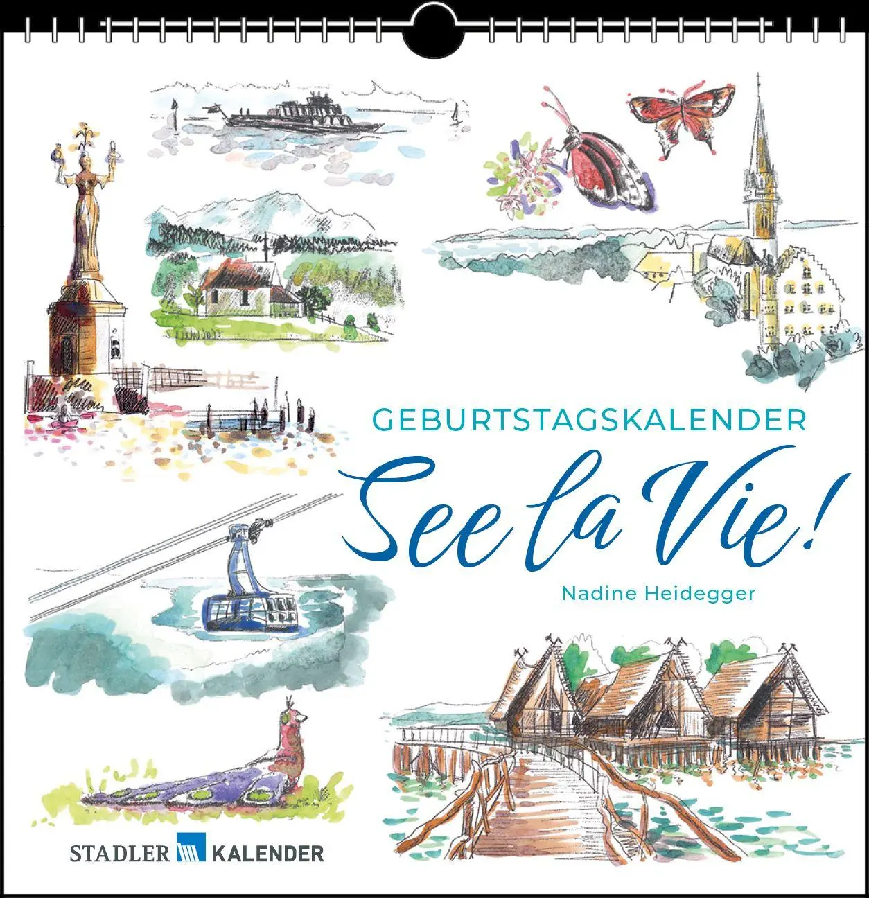 Cover: 9783861926245 | See La Vie | immerwährender Geburtstags- und Tischkalender | Heidegger