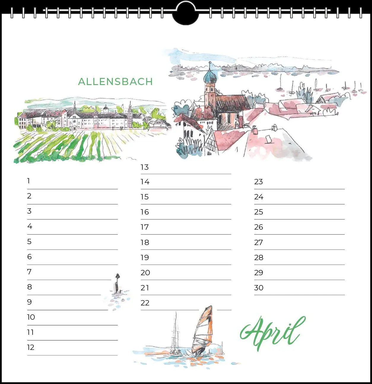 Bild: 9783861926245 | See La Vie | immerwährender Geburtstags- und Tischkalender | Heidegger