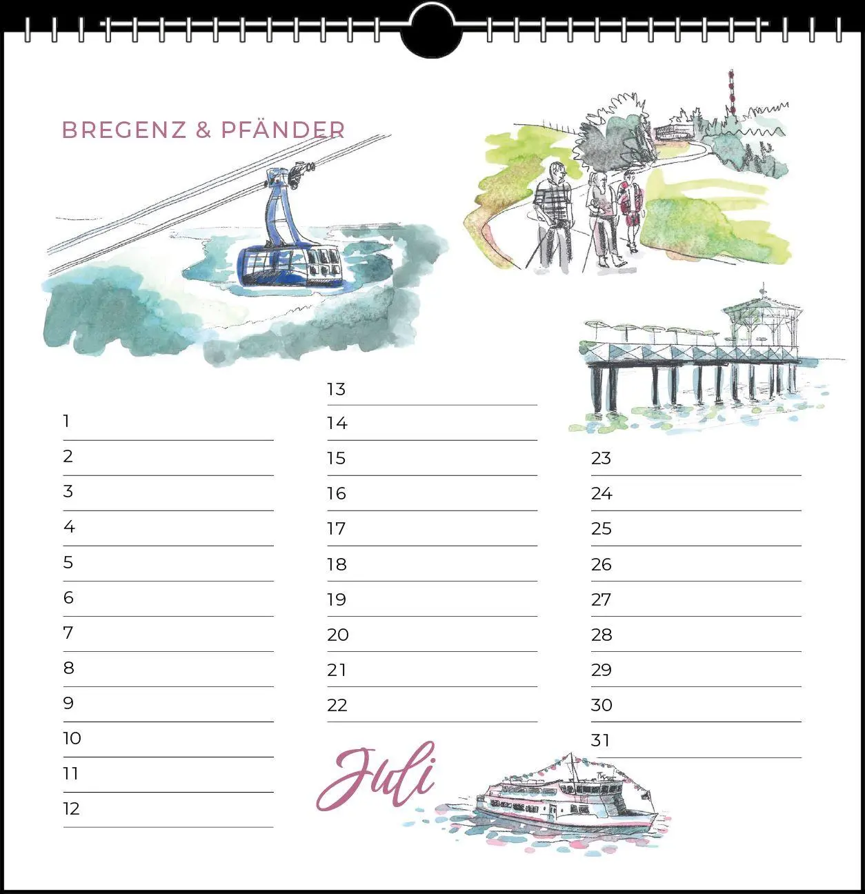 Bild: 9783861926245 | See La Vie | immerwährender Geburtstags- und Tischkalender | Heidegger