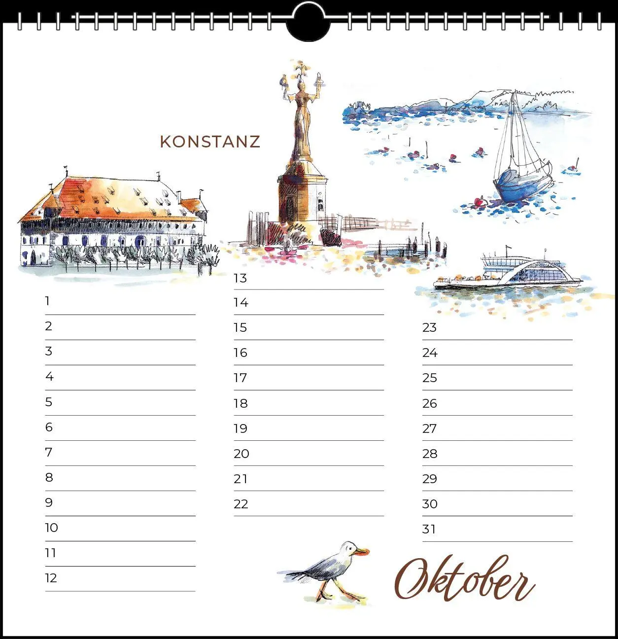 Bild: 9783861926245 | See La Vie | immerwährender Geburtstags- und Tischkalender | Heidegger