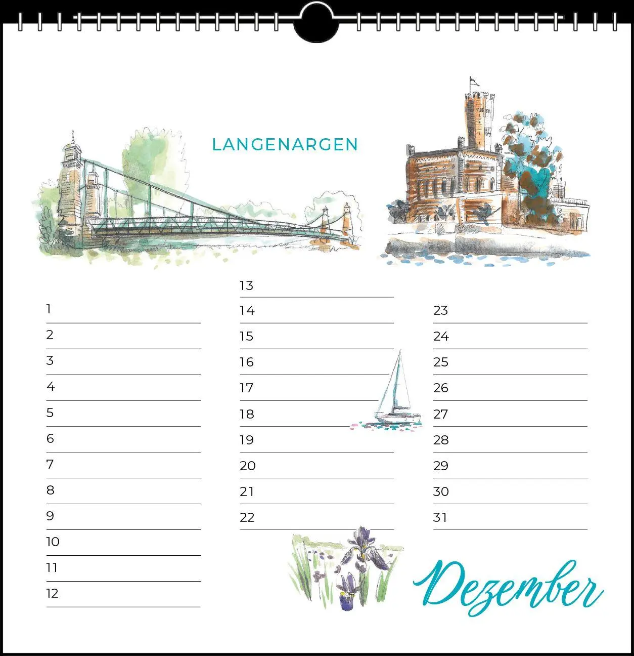 Bild: 9783861926245 | See La Vie | immerwährender Geburtstags- und Tischkalender | Heidegger
