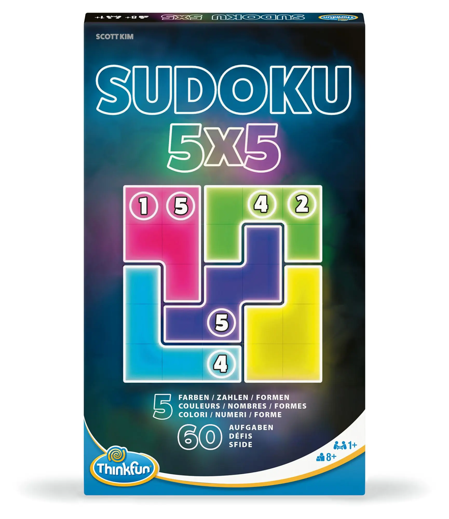 Cover: 4005556766345 | ThinkFun Sudoku 5x5 - Logikspiel ab 8 Jahre | Spiel | Spiel | 76634
