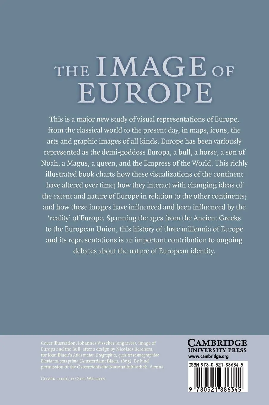 Rückseite: 9780521886345 | The Image of Europe | Michael Wintle | Buch | Englisch | 2013
