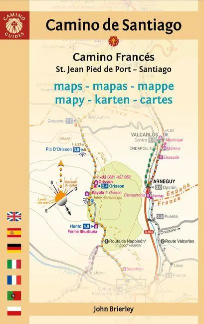 Cover: 9781912216345 | Camino de Santiago Maps (Camino Francés) | John Brierley | Taschenbuch