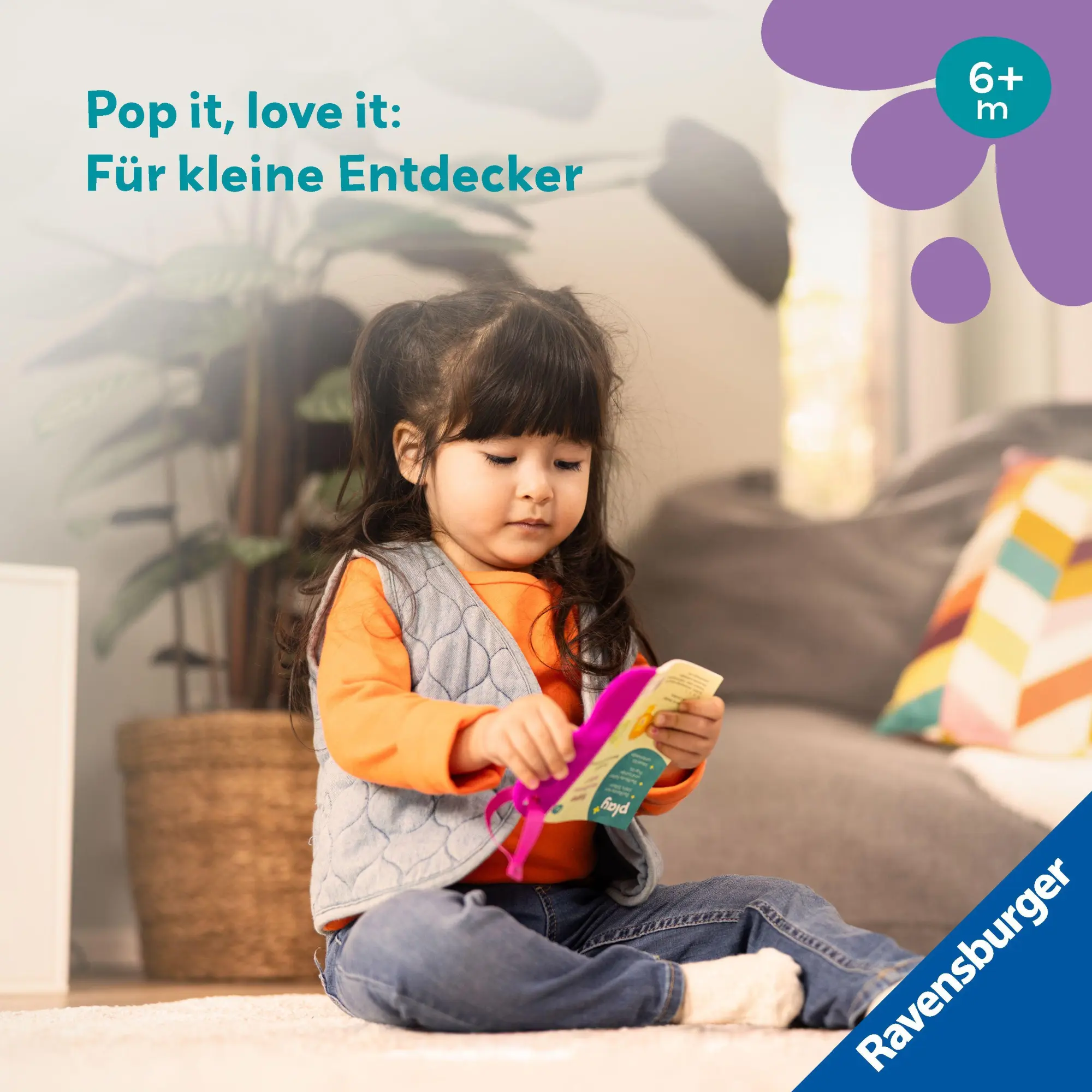 Bild: 9783473456345 | Play+ flip&amp;pop Erste Bilder - ab 6 Monate | Mein allererstes Beißbuch