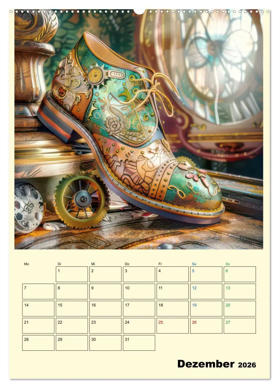 Bild: 9783516256345 | Steampunk Accesoires - Planer (Wandkalender 2026 DIN A2 hoch),...