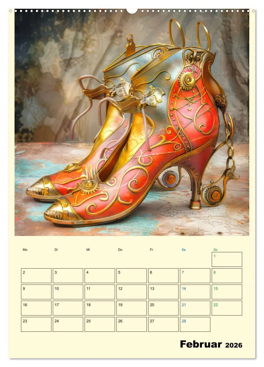 Bild: 9783516256345 | Steampunk Accesoires - Planer (Wandkalender 2026 DIN A2 hoch),...