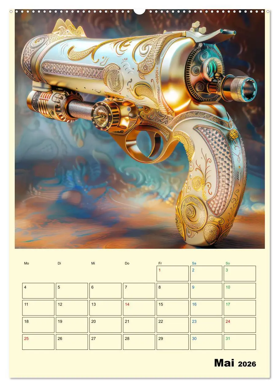 Bild: 9783516256345 | Steampunk Accesoires - Planer (Wandkalender 2026 DIN A2 hoch),...