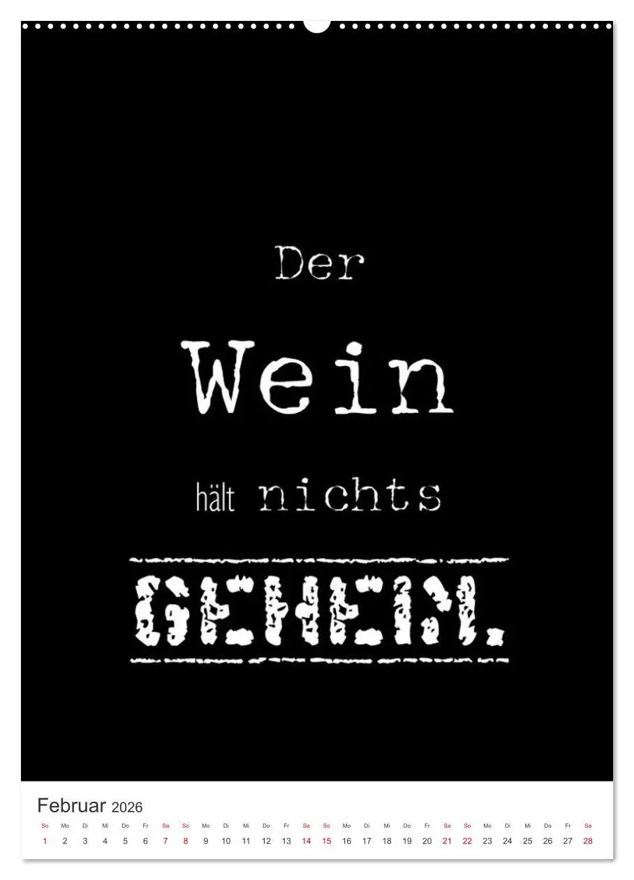 Bild: 9783516326345 | SPRUCH-Beutel voller Sprüche rund ums TRINKEN (Wandkalender 2026...