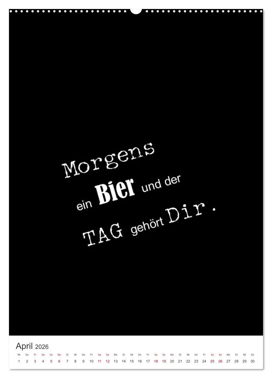 Bild: 9783516326345 | SPRUCH-Beutel voller Sprüche rund ums TRINKEN (Wandkalender 2026...