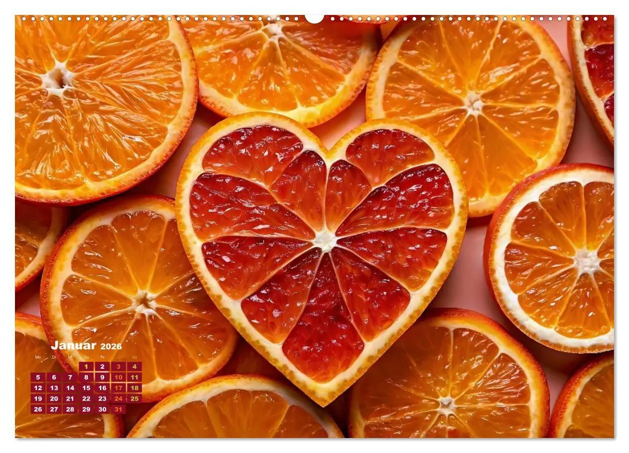 Bild: 9783516706345 | Die Welt in Orange (Wandkalender 2026 DIN A2 quer), CALVENDO...