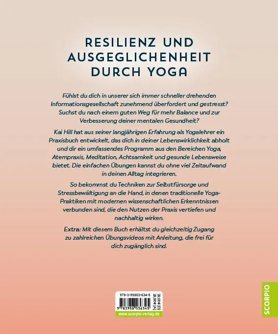 Rückseite: 9783958036345 | Mentale Gesundheit durch Yoga | Kai Hill | Taschenbuch | 272 S. | 2025