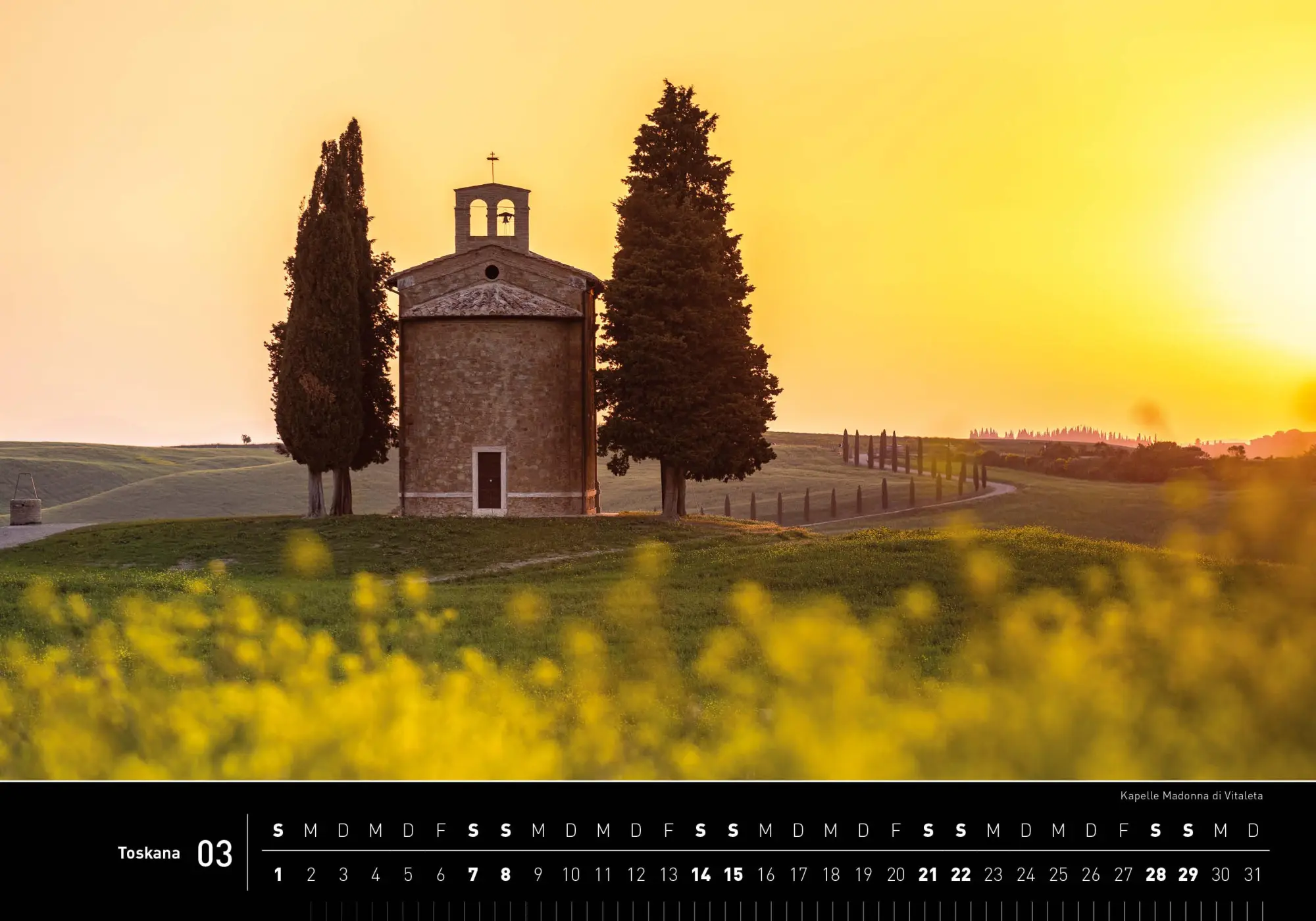 Bild: 9783968556345 | Toskana Premiumkalender 2026 | Robert Haasmann | Kalender | 14 S.