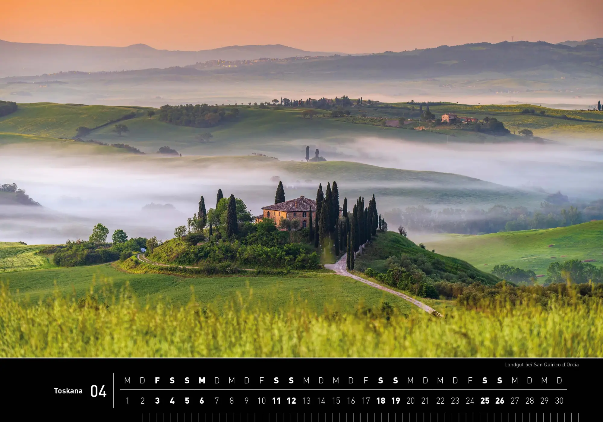 Bild: 9783968556345 | Toskana Premiumkalender 2026 | Robert Haasmann | Kalender | 14 S.